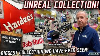 Insane Private Racing Museum Phil Combs Shows Us His Massive Collection of NASCAR History [upl. by Hnirt162]