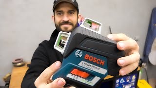 DÉCOUVERTE Niveau LASER VERT BOSCH GLL 380 CG VLOG 2 [upl. by Retxed]