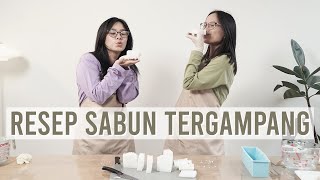 RESEP SABUN TERGAMPANG Cocok Buat Pemula 👌👌 [upl. by Ahsap]