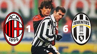 AC MILAN 16 JUVENTUS Serie A 1997 GOALS amp HIGHLIGHTS [upl. by Sesylu66]