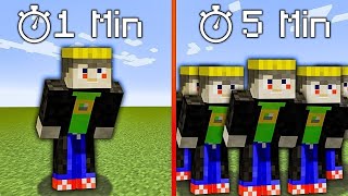 Minecraft but i multiply every minute [upl. by Sajovich]