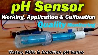 Arduino Project pH sensor Working application amp Calibration quotWater quality Monitoringquot [upl. by Sterling]