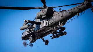 AH64 Apache Gunship  Aerial Gunnery Training [upl. by Erving]