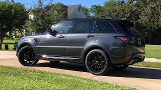 2020 Land Rover Range Rover Sport HST  POV Tour Review And test Drive [upl. by Eetnahc]