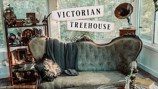 Sunroom Makeover  Victorian TreehouseJungle Room Inspired [upl. by Drahser221]