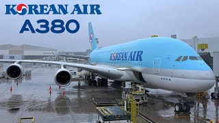 🇺🇸 Los Angeles LAX to Seoul ICN 🇰🇷 Korean Air Airbus A380  FULL FLIGHT REPORT Polar route [upl. by Euqinomahs]