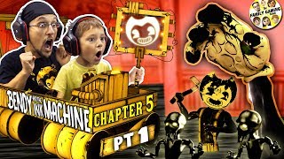 BENDY amp the INK MACHINE Chapter 5 The END of FGTEEV  BENDY Secrets on the Wall [upl. by Leirud]