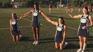 How to Do a Basic Cheer Pyramid  Cheerleading [upl. by Harberd350]