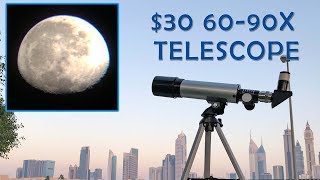 Cheapest 90X Telescope Phoenix F36050 Review  Samples [upl. by Pooi984]