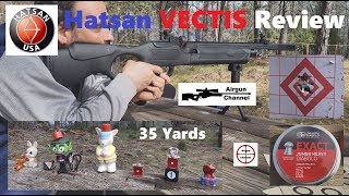 Hatsan VECTIS Official Review Lever Action PCP  35 yd Shootout [upl. by Akimyt]