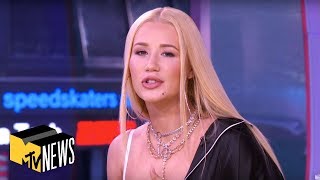 Iggy Azalea Throws Some VDay Shade  MTV News [upl. by Halliday]