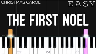 Christmas  The First Noel  EASY Piano Tutorial [upl. by Roid211]