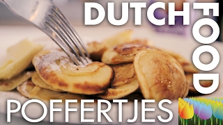 Traditional Dutch food  Poffertjes recipe  Holland Holiday [upl. by Yvor]