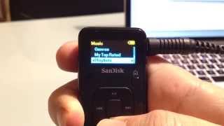 Transfer iTunes playlists to SanDisk Sansa Clip MP3 Player Mac [upl. by Now]