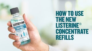 NEW LISTERINE® Mouthwash Concentrate  LISTERINE® [upl. by Catharina]