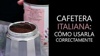 CÓMO USAR LA CAFETERA ITALIANA Guía básica para preparar café [upl. by Adnoloy496]