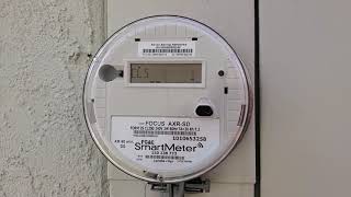 Reading Display On Your PGE Smart Meter [upl. by Aynav]