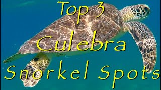 Culebra Top Three Snorkeling Beaches [upl. by Rybma]