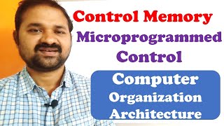 Control Memory  Microprogrammed Control Organization  Computer Organization Architecture  Unit [upl. by Medeah]