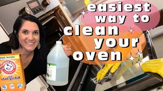 The Easiest Way to Clean Your Oven with Ingredients You Already Have  No Harsh Chemicals Cleaners [upl. by Hardigg]