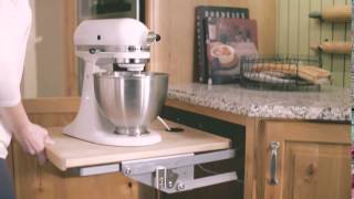 KraftMaid Baking Station With Base Mixer Shelf [upl. by Llerrud710]