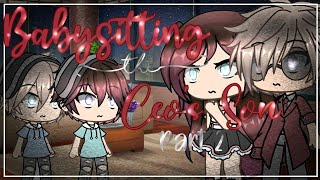 Babysitting the ceos son 22  Gacha life  GLMM  Gacha Life Mini Movie [upl. by Adnorhs475]