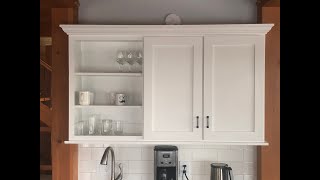 Installing Crown Moulding the Easy Way on Cabinets [upl. by Bertold]