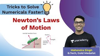 Physics Numerical  Newtons Laws of Motion  Class 11  Unacademy NEET  Mahendra Sir [upl. by Bishop62]