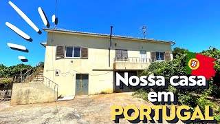 COMPRAMOS FINALMENTE NOSSA CASA EM PORTUGAL  VAMOS REFORMAR TUDO E SOZINHOS  TOUR COMPLETO [upl. by Gnivre765]