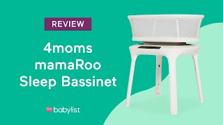 4moms mamaRoo Sleep Bassinet Review  Babylist [upl. by Ahsinak368]