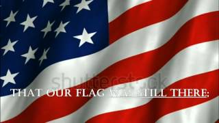 The StarSpangled Banner  American National Anthem Lyrics [upl. by Olegnaed66]