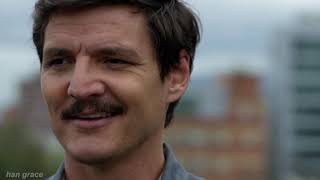 pedro pascal as javier peña  djs in a row [upl. by Aipotu]