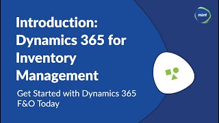 Dynamics 365 FampO An Introduction to Inventory Management [upl. by Egerton]