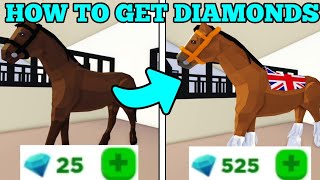 HOW to get DIAMONDS in Horse Valley ROBLOX [upl. by Aiem]