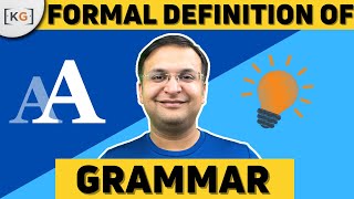 62 Formal definition of Grammar  Tuples of a grammar Grammar language generator [upl. by Rosanne425]