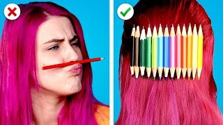 10 Fun and Useful DIY School Supplies Ideas and School Hacks [upl. by Derreg]