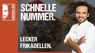 Schnelles Frikadellen Rezept von Steffen Henssler [upl. by Eejan]