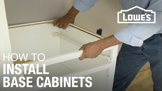 How to Install Base Cabinets [upl. by Hairym]