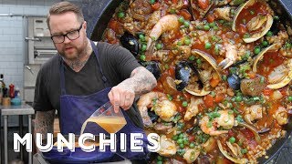 HowTo Make Paella Valenciana with Jamie Bissonnette [upl. by Eiuqram]