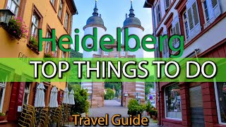 TOP THINGS to do in Heidelberg Germany  Travel Guide  Weekend Guide [upl. by Novyak]