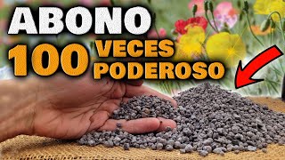 ABONO 100 VECES MÁS PODEROSO QUE NINGÚN OTRO Fertilizante Orgánico Natural para Plantas y Huerto [upl. by Aneehsit]