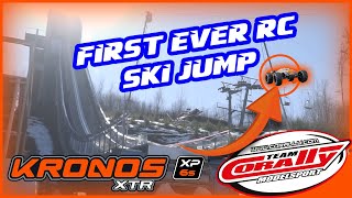 TEAM CORALLY KRONOS XTR  FIRST EVER RC SKI JUMP [upl. by Asseniv]