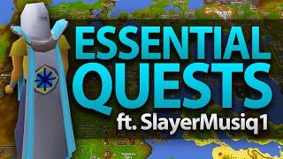 Essential Quests in OSRS ft SlayerMusiq1 [upl. by Calie]