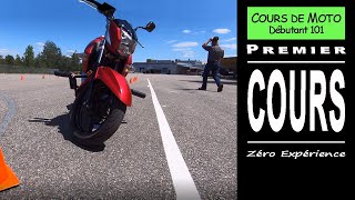 Premier Cours de Moto 1 Zéro Expérience [upl. by Waddle]