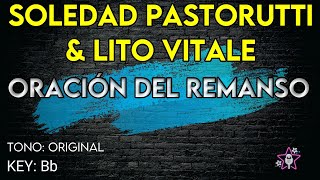 Soledad Pastorutti amp Lito Vitale  Oración Del Remanso  Karaoke Instrumental [upl. by Dwaine]