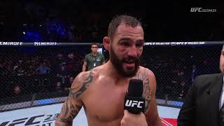 Fight Night Argentina Santiago Ponzinibbio Octagon Interview [upl. by Imeaj]