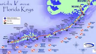 map of Florida Keys [upl. by Ydnac]