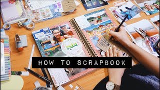 DIY HOW TO SCRAPBOOK [upl. by Georgia957]