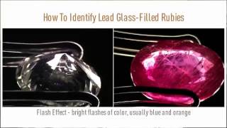 How to Classify a Lead Glass–Filled Ruby by GIA [upl. by Bautista986]