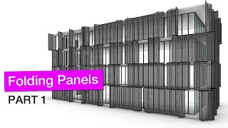 Folding Facade Panels Grasshopper Tutorial Part 1 [upl. by Fey]